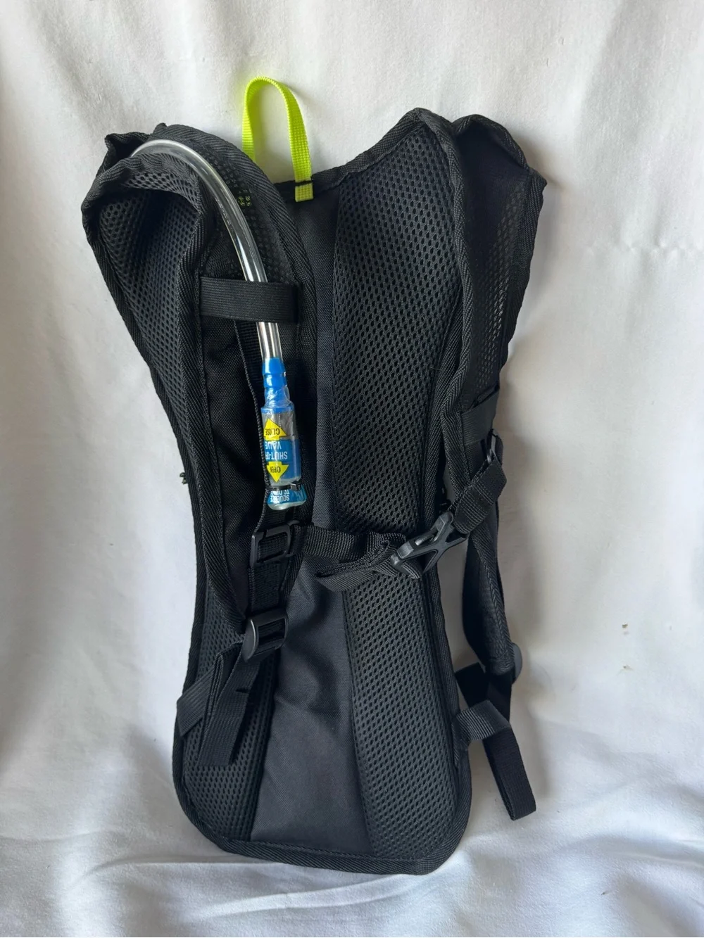 Ozark Trail Black & Gray Hydration Backpack with Neon Yellow Accents